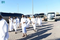 تفويج أكثر من 45 ألف حاج من المدينة إلى مكة والمشاعر المقدسة