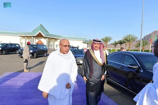 الرئيس الموريتاني يُغادر المدينة المنورة