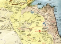 خريطة تشير إلى موقع جبل واره - (كونا)