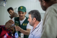 مركز الملك سلمان يدشن البرنامج التطوعي الـ 10 بمخيم الزعتري