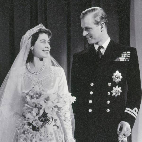 The marriage of Princess Elizabeth to Philip Mountbatten