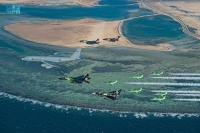 طائرات القوات الجوية جاهزة للاحتفاء بـ"اليوم الوطني السعودي 92"