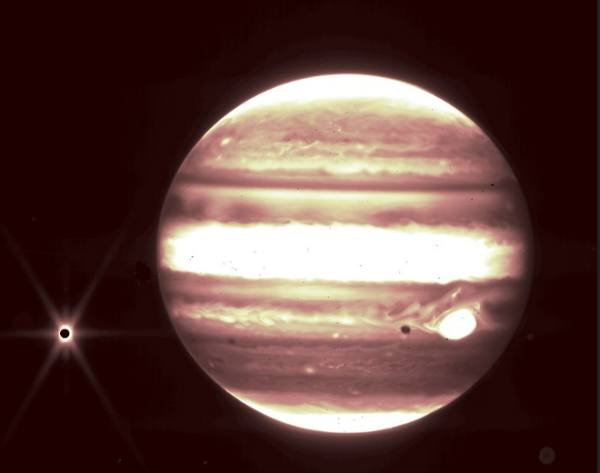 صورة لكوكب المشتري، التقطها تليسكوب جيمس ويب- اليوم