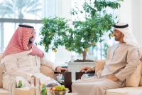 رئيس دولة الإمارات يستقبل سمو نائب وزير الدفاع