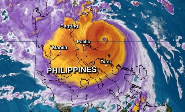 عاجل| سفارة المملكة في الفلبين تحذر مواطنيها من إعصار «نورو»