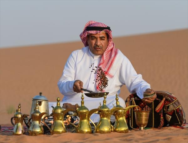 تحضير القهوة السعودية - مشاع إبداعي
