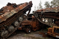 المدن الأوكرانية مقبرة للدبابات الروسية.. عشرات المركبات أصبحت «خُردة»