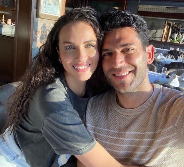 إيمان الباني مع زوجها مراد يلدريم - صورة من حسابها على إنستجرام