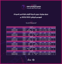 جدول مباريات دوري الدرجة الأولى لكرة قدم السيدات 2022-2023