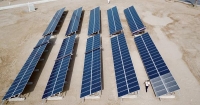 
لوحات طاقة شمسية تعمل بتقنية التنظيف الجاف (اليوم)
