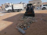 إزالة 20 ألف متر مكعب من مخلفات البناء في «ابن شريم»