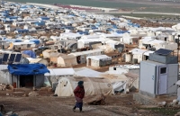مخيم للاجئين السوريين (رويترز)