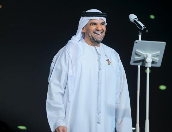 الفنان الإماراتي حسين الجسمي سفير حملة تعداد الشارقة 2022- مشاع إبداعي
