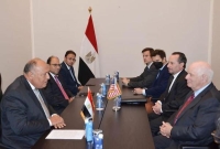 وزير الخارجية المصري سامح شكري يلتقي أعضاء من مجلس الشيوخ الأمريكي - الصفحة الرسمية لمجلس الوزراء المصري