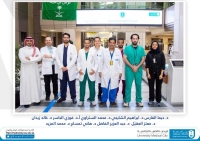 فريق المدينة الطبية بجامعة الملك سعود بذل جهدا في استئصال الورم - تويتر حساب المدينة الطبية 