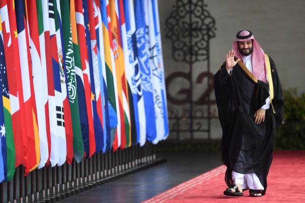 ولي عهد المملكة العربية السعودية محمد بن سلمان خلال مشاركته فى قمة مجموعة العشرين- رويترز