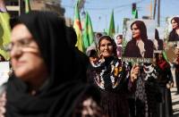 مظاهرات في كردستان إيران ضد قتل نظام الملالي الشابة مهسا أميني - رويترز