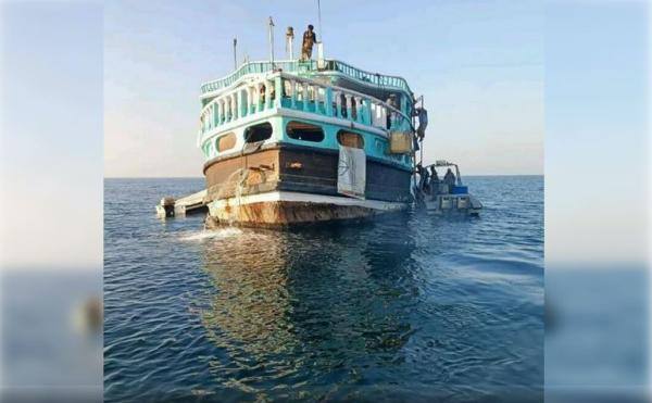 سفينة إيرانية محملة بالمخدرات في طريقها لليمن قبالة سواحل سقطرى- اليوم