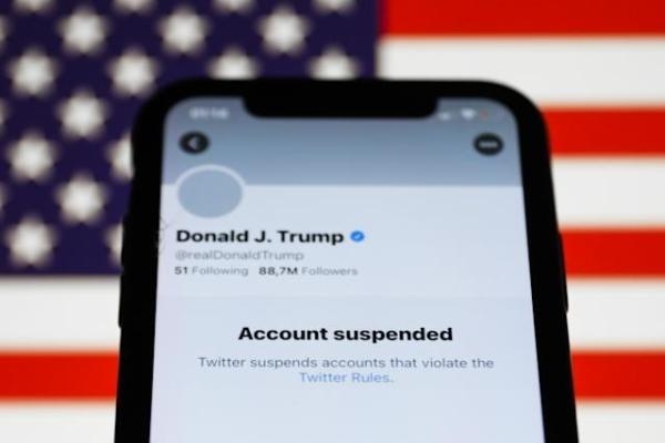 تويتر يغلق حساب ترامب في يناير 2021- مشاع إبداعي