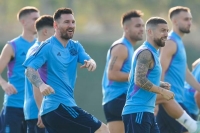 ميسي يقود مران الأرجنتين الأخير قبل مواجهة المنتخب السعودي في كأس العالم 2022