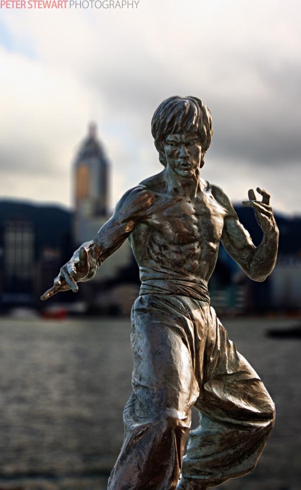 تمثال بروس لي في هونغ كونغ- مشاع إبداعي