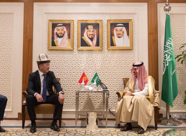 وزير الخارجية يستعرض العلاقات الثنائية مع النائب الأول لرئيس وزراء قرغيزستان - واس