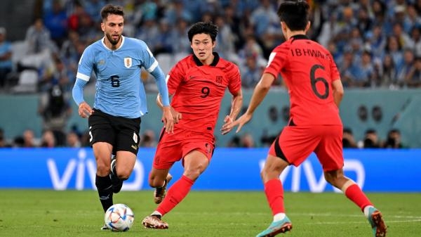ملخص مباراة كوريا وأوروجواي في كأس العالم