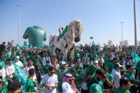 "فخرنا الأخضر" مسيرة للجمهور السعودي غداً قبل مواجهة بولندا في كأس العالم