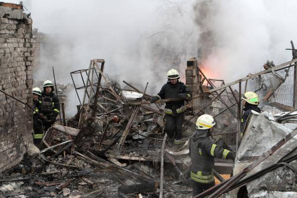 قصف روسي على مدن أوكرانية واستهداف البنية التحتية للطاقة في أوكرانيا- د ب أ