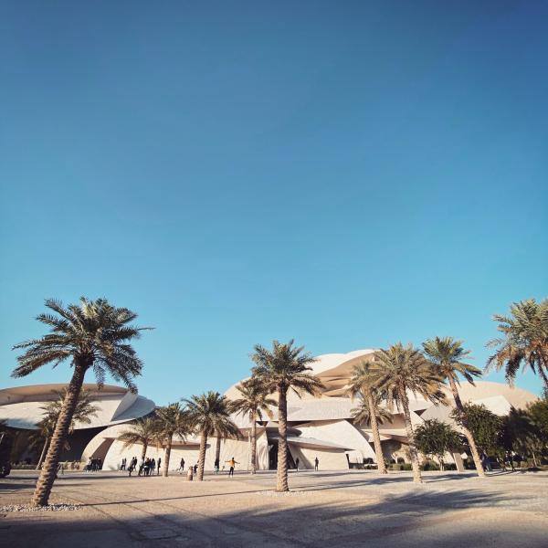 صمم المتحف المعماري الفرنسي جان نوفيل - حساب متحف قطر الوطني على تويتر