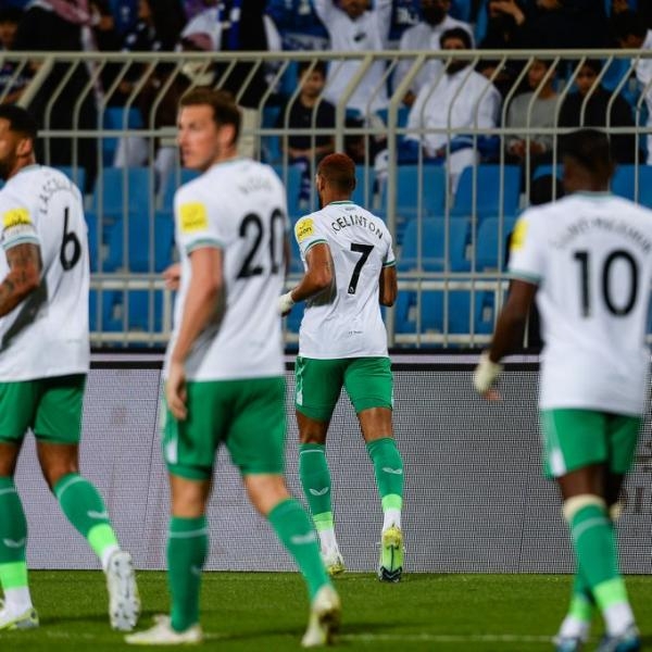 الهلال يخسر أمام نيوكاسل بخماسية في مباراة كأس موسم الدرعية