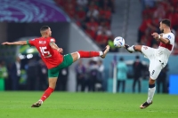 مباراة المغرب والبرتغال في كأس العالم 2022