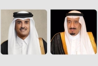 خادم الحرمين يتلقى رسالة خطية من أمير قطر