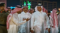 زيارة الأمير سعود بن طلال بن بدر محافظ ⁧الأحساء⁩ للمواقع التراثية بالمهرجان - حساب هيئة التراث على تويتر