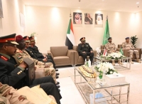 قائد القوات المشتركة يستقبل رئيس هيئة الأركان العامة السوداني