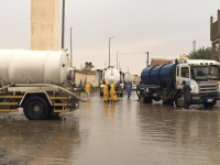 في محافظة بقيق.. تصريف 239 ألف م2 من مياه الأمطار