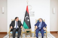 المنفي يستقبل رئيس المجلس الأعلى للدولة الليبية في طرابلس - اليوم