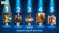 قائمة الـTop 5 بالسينمات السعودية- حساب السينما السعودية على تويتر