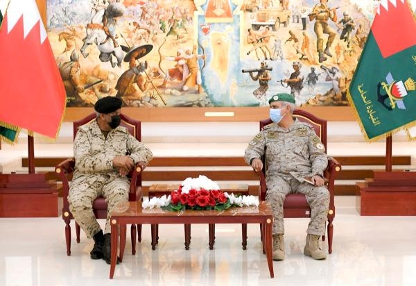 قائد قوة دفاع البحرين يستقبل قائد قوات درع الجزيرة‎‎‎‎