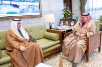 أمير الرياض يستقبل وزير البيئة والمياه والزراعة - حساب إمارة الرياض 