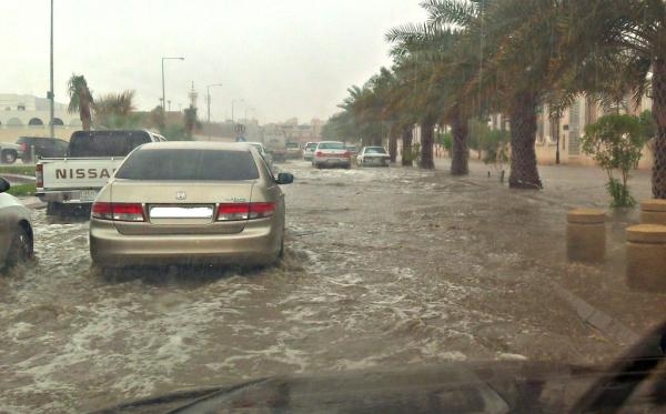 استمرار فرصة هطول أمطار متوسطة إلى غزيرة على الرياض