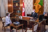 الرئيس التونسي يستقبل رئيسة الحكومة في قصر قرطاج - اليوم