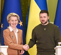 الرئيس الأوكراني يستقبل رئيس المفوضية الأوروبية في كييف - حساب الاتحاد الأوروبي 