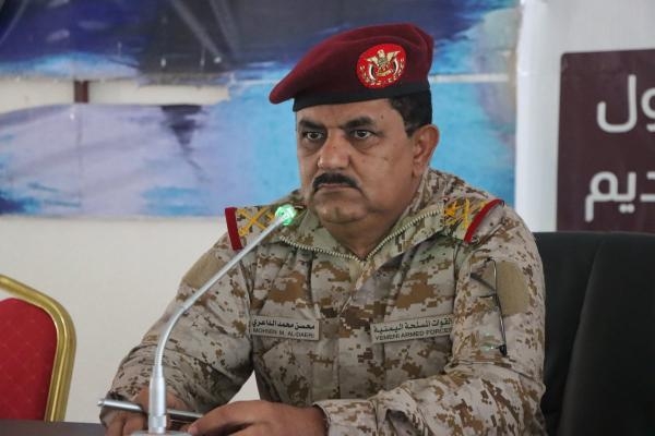وزير الدفاع اليمني الفريق الركن محسن محمد الداعري - اليوم