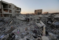 آثار الزلزال المدمر في سوريا - رويترز
