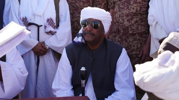 رئيس السيادي السوداني بمدينة الدامر عاصمة ولاية نهر النيل - اليوم