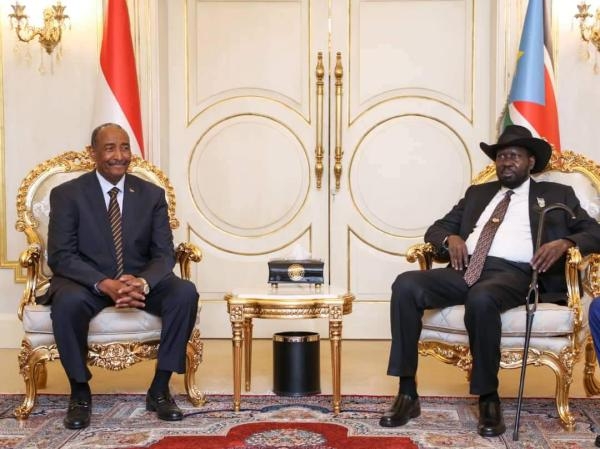 رئيس جنوب السودان يستقبل نظيره السوداني في جوبا- اليوم