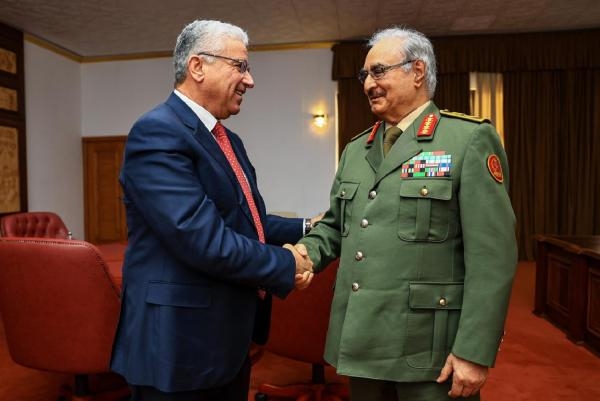 قائد الجيش الليبي يستقبل رئيس الحكومة المكلفة من البرلمان - اليوم