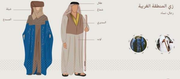 زي المنطقة الغربية - هيئة الأزياء السعودية