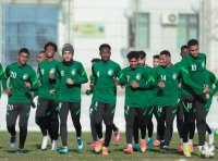 الأخضر الشاب يرفع استعداده لمواجهة قيرغيزستان في كأس آسيا